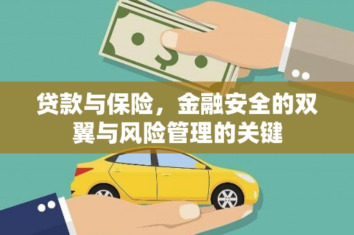 沁县贷款与保险，金融安全的双翼与风险管理的关键
