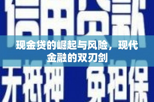 西海岸现金贷的崛起与风险，现代金融的双刃剑