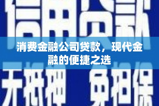 临泉消费金融公司贷款，现代金融的便捷之选