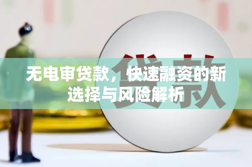 临翔无电审贷款，快速融资的新选择与风险解析