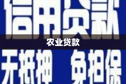 余姚农业贷款