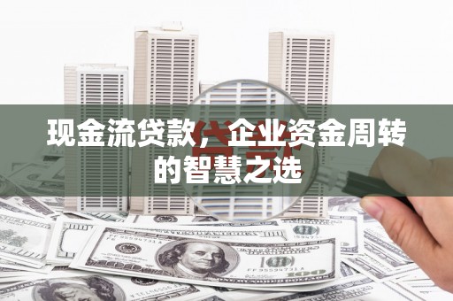 蕉城现金流贷款，企业资金周转的智慧之选