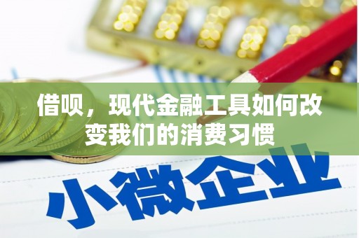 甘肃借呗，现代金融工具如何改变我们的消费习惯