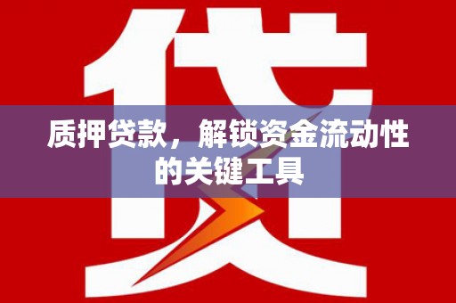 湘潭质押贷款，解锁资金流动性的关键工具