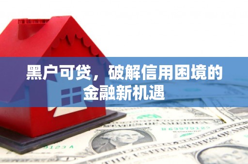 藁城黑户可贷，破解信用困境的金融新机遇