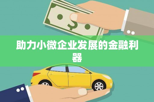 双河助力小微企业发展的金融利器