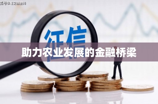 朱家尖助力农业发展的金融桥梁